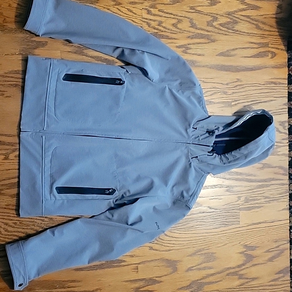 Michael Kors gray rain jacket